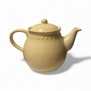 Pottery Barn Vintage Emma Tea Pot - Yellow Discontinued